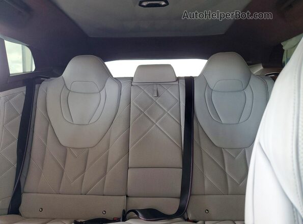 5YM23CS04P9R58392 2023 BMW XM Red Вид задніх сидінь