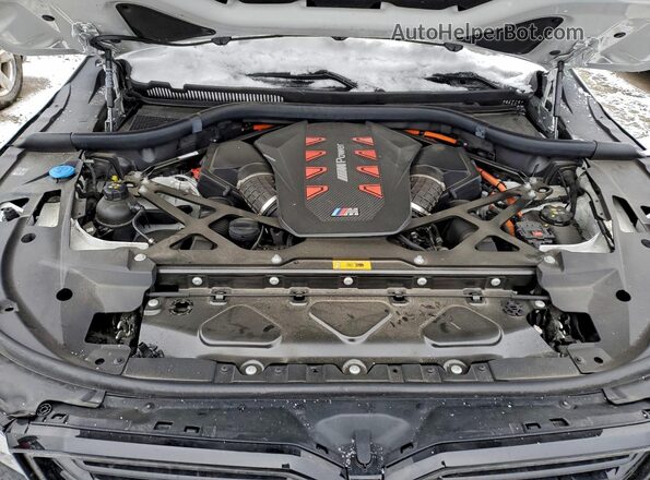 5YM23CS08P9S69925 2023 BMW XM White ძრავის განყოფილების ხედი