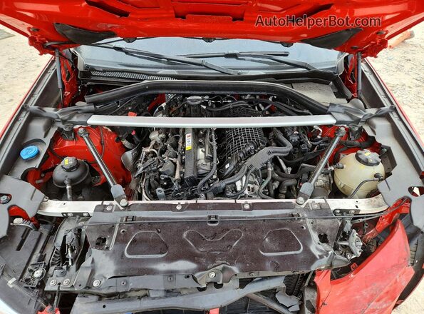 5YMTS0C02M9F29612 2021 BMW X3 Red Вид задньої частини салону
