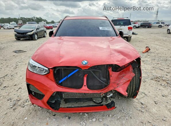 5YMTS0C02M9F29612 2021 BMW X3 Red Вид спереду