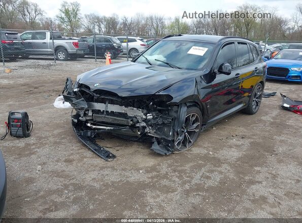 5YMTS0C09M9G61136 2021 BMW X3 Black Vista tres cuartos delantera izquierda