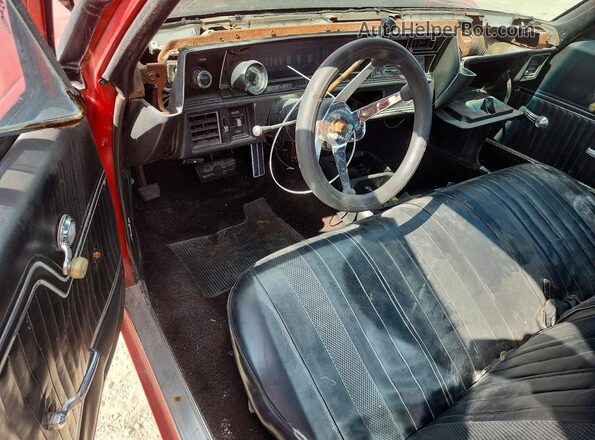 136800K206980 1970 CHEVROLET EL Красный Вид щитка приборов