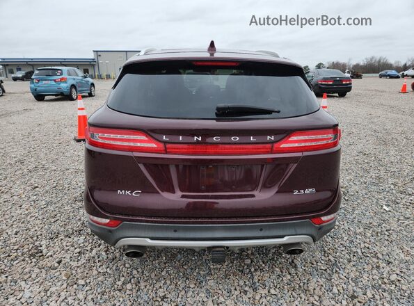 5LMTJ3DHXGUJ01103 2016 LINCOLN MKC Burgundy წინა სალონის ხედი