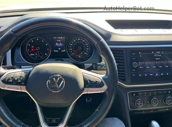 1V2PE2CA1MC238765 2021 VOLKSWAGEN ATLAS White Առջևի վահանակի տեսք
