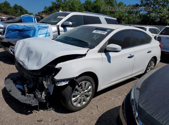 3N1AB7APXHL669607 2017 NISSAN SENTRA White Rear left