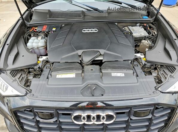 WA1FVBF10KD026871 2019 AUDI Q8 Black VIN կոդի պիտակի տեսք