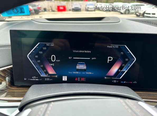 5UX23EM03R9U24321 2024 BMW X7 Белый Вид щитка приборов