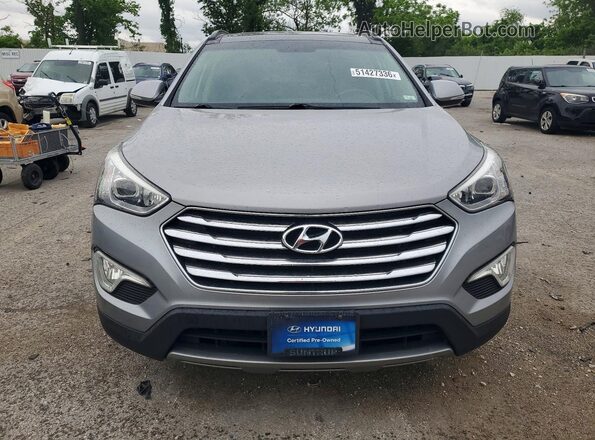 KM8SRDHF5GU158640 2016 HYUNDAI SANTA FE Silver Widok z przodu