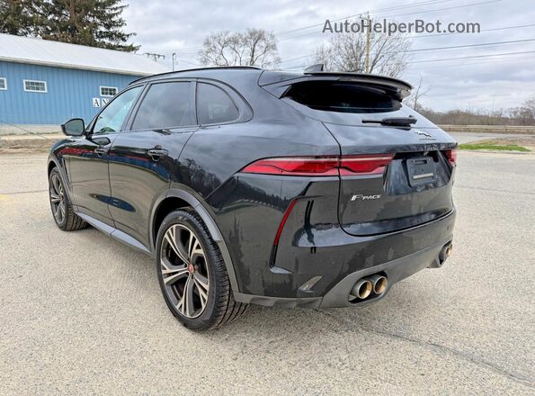 SADCZ2EE4NA694815 2022 JAGUAR F-PACE Black Հետևի աջ