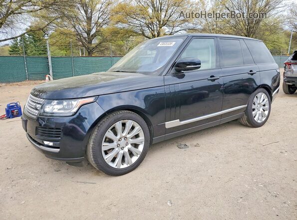 SALGS2EF1GA292319 2016 LAND ROVER RANGE ROVER Blue უკანა მარცხენა
