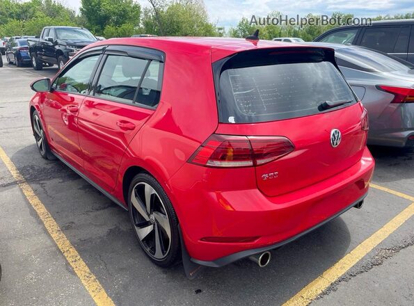 3VW5T7AU6KM002193 2019 VOLKSWAGEN GTI Красный 