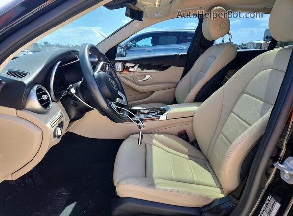 W1KWF8DB0MR651185 2021 MERCEDES-BENZ C Black წინა პანელის ხედი