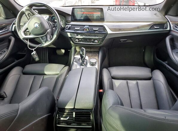 WBAJA9C52KB399446 2019 BMW 5 SERIES Черный Вид щитка приборов