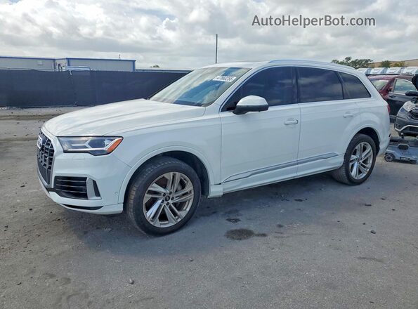 WA1LXAF7XMD014161 2021 AUDI Q7 White Trasero izquierdo