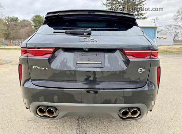 SADCZ2EE4NA694815 2022 JAGUAR F-PACE Black VIN կոդի պիտակի տեսք