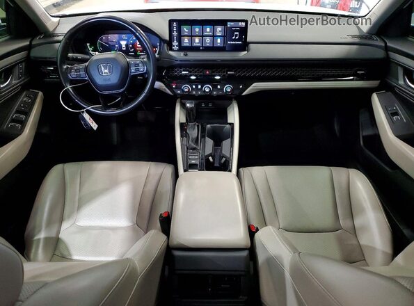 1HGCY2F60PA016895 2023 HONDA ACCORD White Vista del salpicadero