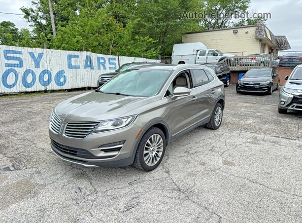 5LMCJ3D90HUL69989 2017 LINCOLN MKC Brown Trasero derecho