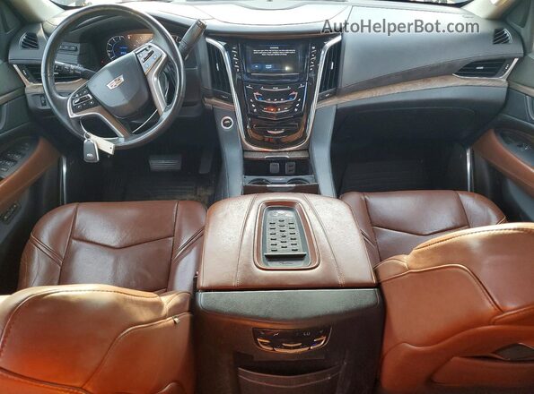 1GYS3HKJXHR387923 2017 CADILLAC ESCALADE Черный Вид щитка приборов