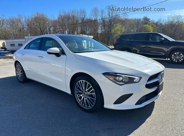 W1K5J4GB6PN384130 2023 MERCEDES-BENZ CLA-CLASS Белый Вид спереди