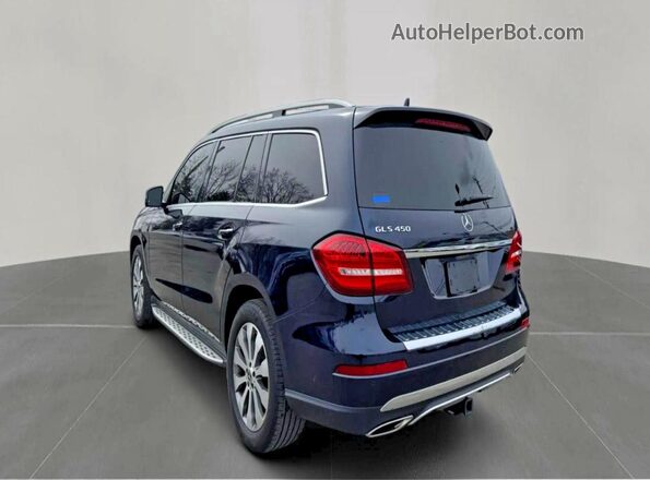 4JGDF6EE5JB124726 2018 MERCEDES-BENZ GLS Blue Front right