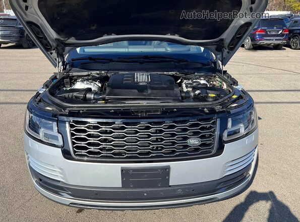 SALGS2RE4JA504820 2018 LAND ROVER RANGE ROVER Серебряный Вид щитка приборов