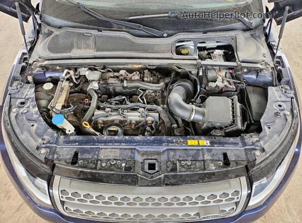 SALVP2RX2JH297443 2018 LAND ROVER RANGE ROVER Blue VIN კოდის სტიკერის ხედი