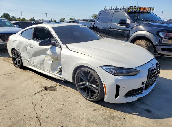 WBA13AR02MCG39571 2021 BMW M4 White Front view