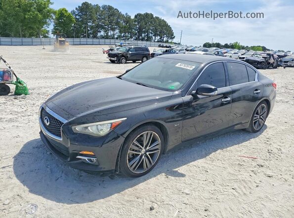 JN1EV7APXGM302266 2016 INFINITI Q50 Black 