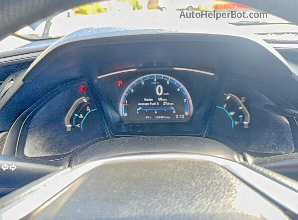 2HGFC2F64MH524053 2021 HONDA CIVIC Черный Вид щитка приборов