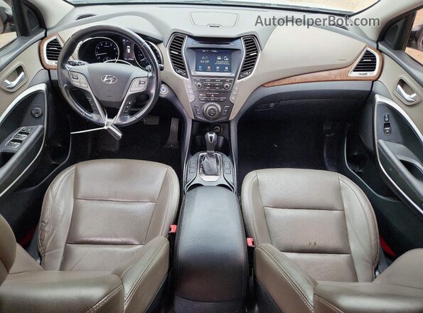 KM8SNDHF2HU251838 2017 HYUNDAI SANTA Silver 