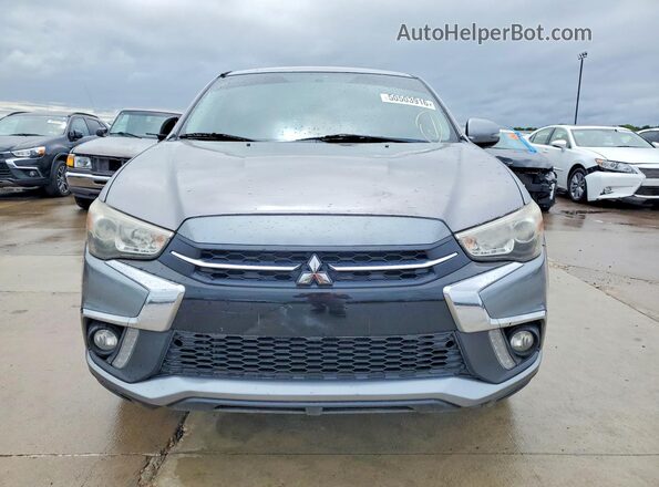 JA4AR3AW4JU020738 2018 MITSUBISHI OUTLANDER Gray უკანა ხედი