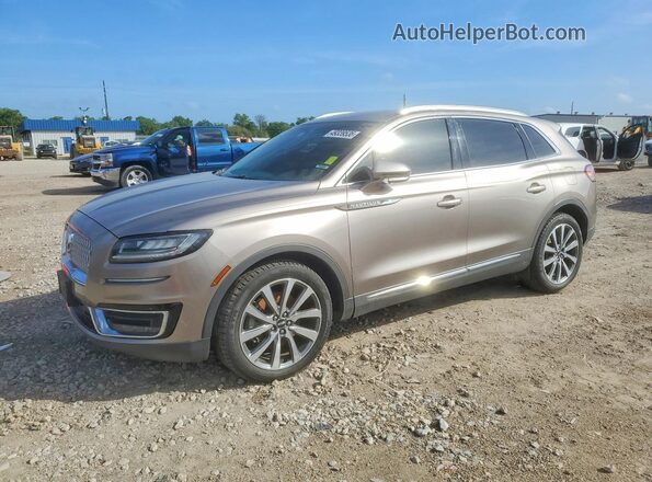 2LMPJ6K92KBL18911 2019 LINCOLN NAUTILUS Tan Հետևի ձախ
