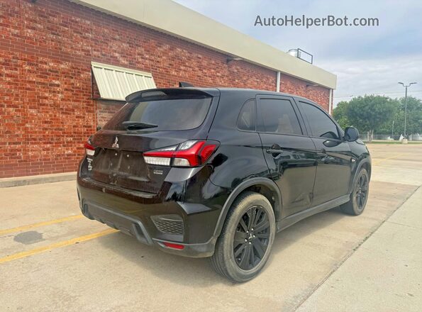 JA4ARUAU7MU007460 2021 MITSUBISHI OUTLANDER Black Widok z przodu