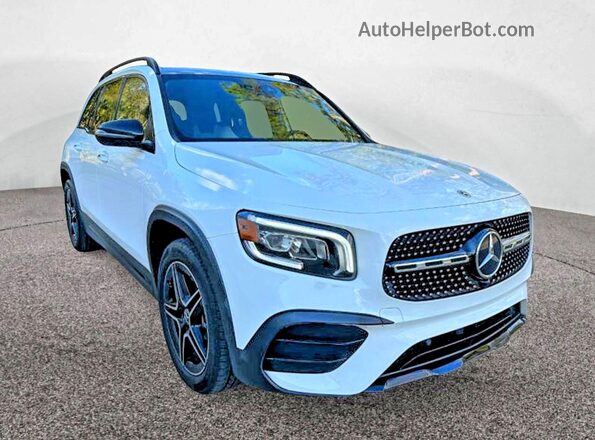 W1N4M4GB3MW109391 2021 MERCEDES-BENZ GLB-CLASS White Tył lewy