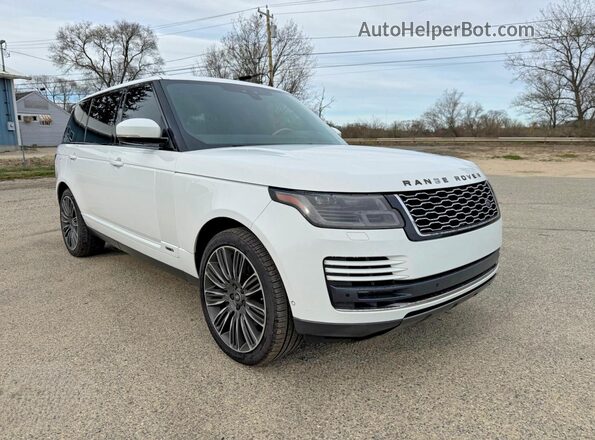 SALGS5RE9KA537606 2019 LAND ROVER RANGE White Trasero izquierdo