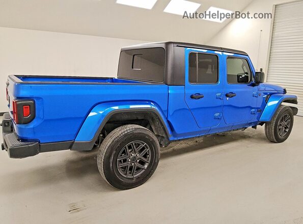 1C6HJTAG4RL101901 2024 JEEP GLADIATOR Синий Задняя правая четверть