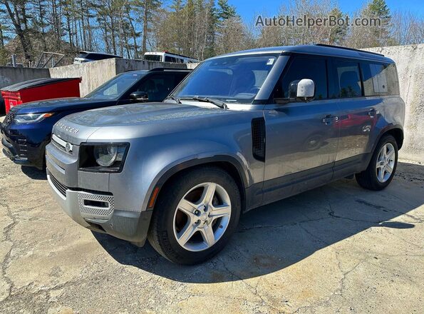 SALEP7RU4M2047972 2021 LAND ROVER DEFENDER Gray Հետևի աջ