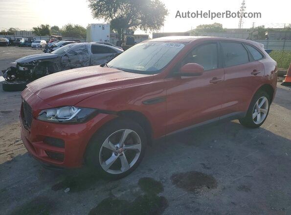 SADCJ2GXXJA235529 2018 JAGUAR F-PACE Red 