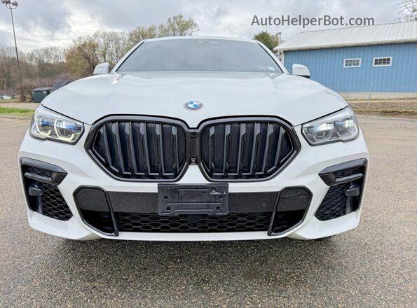 5UXCY6C05P9P51197 2023 BMW X6 White 