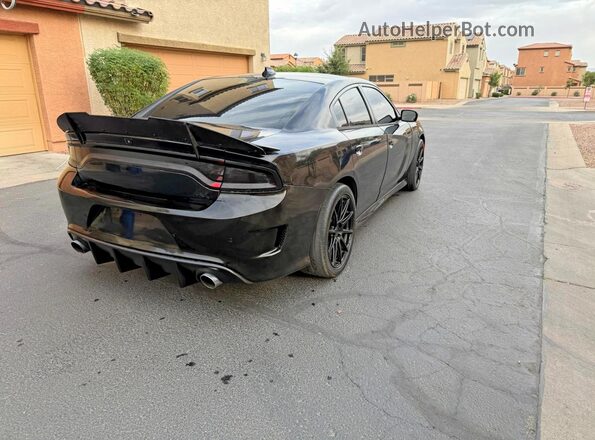 2C3CDXCT2KH578605 2019 DODGE CHARGER Black Դիմացի տեսք