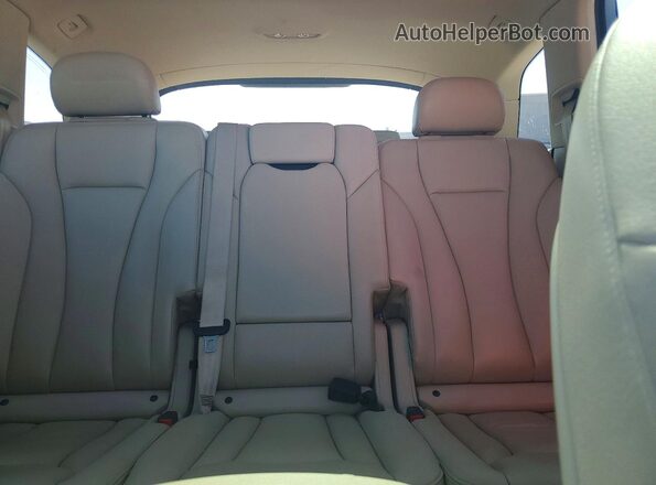 WA1AAAF71KD002373 2019 AUDI Q7 Black Vista interior trasera