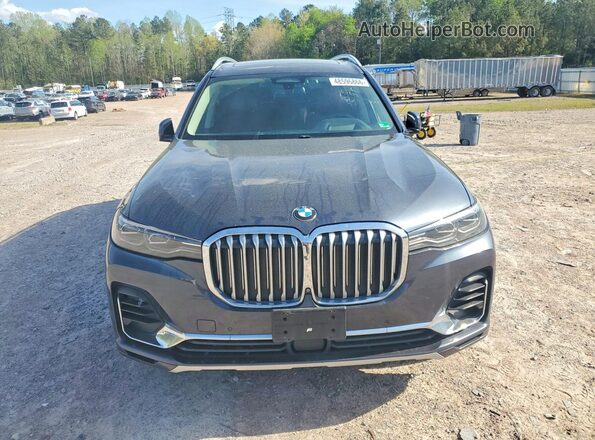 5UXCW2C50KLB43791 2019 BMW X7 Gray უკანა ხედი