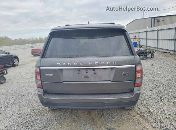 SALGS2KF8GA247088 2016 LAND ROVER RANGE ROVER Серый Вид салона спереди