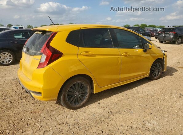 3HGGK5G64JM721003 2018 HONDA FIT Yellow Передня права чверть