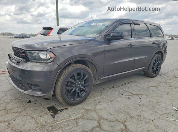 1C4RDJDG4KC755484 2019 DODGE DURANGO Gray Задня ліва чверть