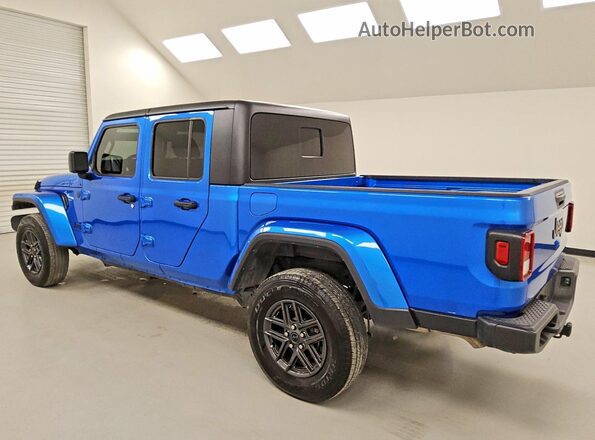1C6HJTAG4RL101901 2024 JEEP GLADIATOR Синий Задняя левая четверть