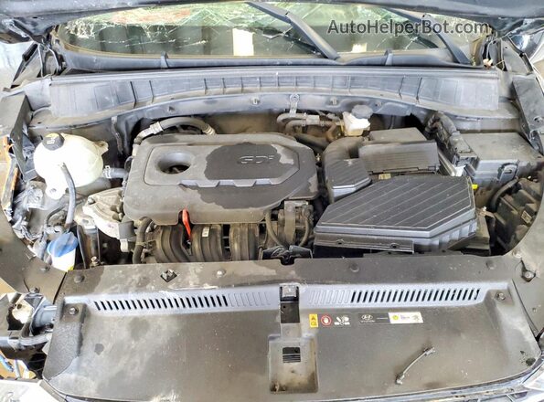 KM8J3CALXLU271422 2020 HYUNDAI TUCSON Black VIN კოდის სტიკერის ხედი