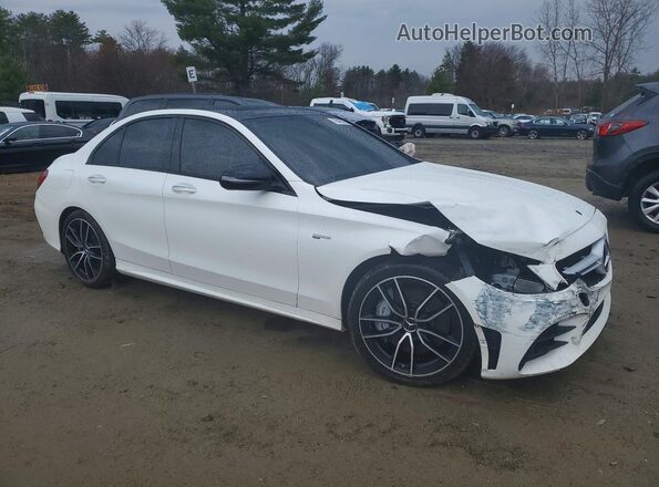 55SWF6EB8KU300135 2019 MERCEDES-BENZ AMG White წინა ხედი