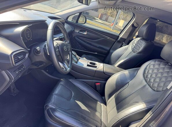 KM8S3DA10MU011900 2021 HYUNDAI SANTA FE Gray უკანა ხედი