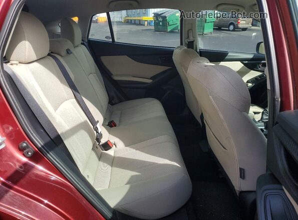4S3GTAB63N3708665 2022 SUBARU IMPREZA Red Vista interior trasera